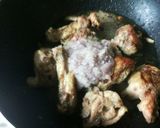 A picture of step 1 of Lahori chicken.