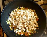 Foto del paso 2 de la receta: Pastel de BERENJENA y zuccini, relleno de tofu #caminodesabores