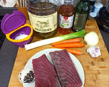 Foto del paso 1 de la receta: Atún en escabeche