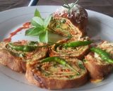 Foto langkah ke 4 dari resep Telor Dadar Korea (Korean Scramble Egg).