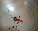 A picture of step 2 of Green Amaranth Stir Fry.