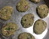 A picture of step 3 of Raw Banana Tikki.