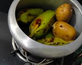 A picture of step 1 of Buckwheat banana fritteres..
