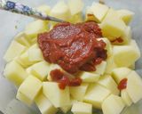 Mediterrán paradicsomos burgonya🍅 recept fázis 2 fotója