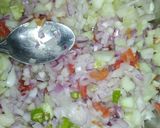 A picture of step 1 of Malai sandwiches.