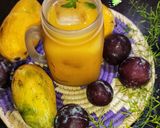A picture of step 6 of Mango Plum Peaches Mocktail 🍑🥭 🫐.