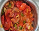 A picture of step 3 of Restaurant style Vegetable & paneer bhurji punjabi sabji.
