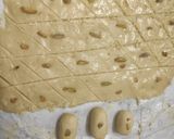 A picture of step 7 of Kaju katli.