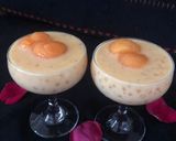 A picture of step 12 of Milk And Rock Melon With Sago.