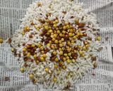 A picture of step 7 of Sukha Bhel Mumbai Style.