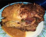 Foto del paso 12 de la receta: Magro cerdo jamón y espárragos y bacon, setas y queso