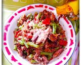 Foto langkah ke 5 dari resep Oseng Buncis Tongkol Suwir.