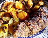 Foto del paso 3 de la receta: Carne al horno con papas y batatas
