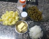 Foto del paso 1 de la receta: Chauchas, papas y cebolla a la manteca