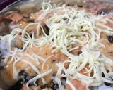 Foto langkah ke 6 dari resep Nasi Mentai Salmon Kukus.