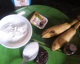 A picture of step 1 of Banana and nutella pancake.