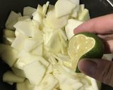 A picture of step 2 of Apple Pie Filling with Sweet Cooked Apples.