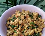 Foto langkah ke 4 dari resep Sambel goreng tempe kemangi bumbu rebon #5resepterbaruku.