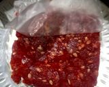 A picture of step 8 of Karachi Halwa.