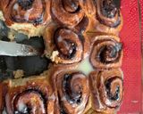 A picture of step 4 of Cinnamon roll.