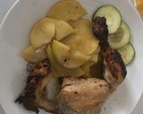Foto del paso 4 de la receta Pollo de urgencia con manzana y calabacín