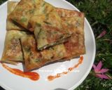 Foto langkah ke 5 dari resep Martabak Telur Kulit Lumpia.