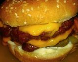 A picture of step 4 of Belly buster burger.