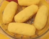 Foto del paso 3 de la receta: Croquetas de polenta rellenas con dulce de membrillo
