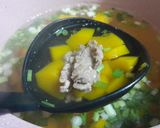 Hình bước làm 2 của món Canh bí đỏ nấu thịt bò
