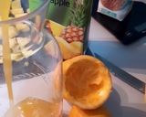 A picture of step 2 of Pineapple Pinacolada.