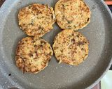 A picture of step 3 of Kurakure Mazedaar Barley Roti Ke Pancake { leftover ka makeover}.