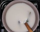 Foto langkah ke 1 dari resep Puding Srikaya Matcha Kelapa Muda Tape Ketan Hitam.