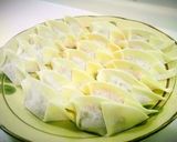 A picture of step 4 of Veggie-Packed! Napa Cabbage Gyoza.
