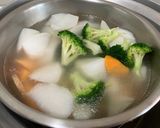 白蘿蔔地瓜蔬菜湯（電鍋料理）的食譜步驟6照片