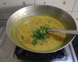 A picture of step 5 of Khatta moong.