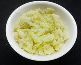 A picture of step 1 of Aloo Bharta.