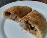 Foto del paso 7 de la receta: Empanada🥟de cebolla caramelizada y carnes🥟🧅🥩