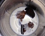 A picture of step 3 of Orio nutella Milkshake.