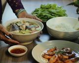 Hình bước làm 9 của món CƠM NHÀ |CANH CHUA BÔNG SO ĐŨA & TÉP RANG