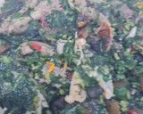A picture of step 4 of Afang Soup 🍲.