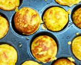 A picture of step 3 of Besan appe.