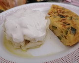 Foto del paso 1 de la receta: Tortilla de calabacín, queso fresco y patatas Airfryer