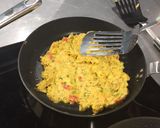 A picture of step 4 of Indian Spiced Vegetable Pancake.