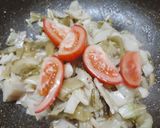 Hình bước làm 2 của món Dưa chua xào bao tử