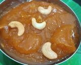 A picture of step 6 of Sweet potato Moong dal halwa.