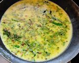 A picture of step 6 of Chattisgarh special Dubaki kadi.