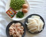 รูปขั้นตอนการทำที่ 1 ของ ทอดมันปลาดอลลี่ อกไก่ สูตรคลีน