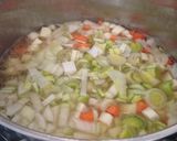 A picture of step 3 of Ham and Winter Vegetable Soup.