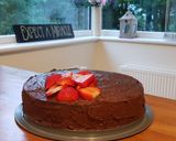 A picture of step 11 of Keto Chocolate Indulgence Cake.