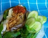 Foto langkah ke 4 dari resep Nasi bakar ayam suwir kemangi🍀.